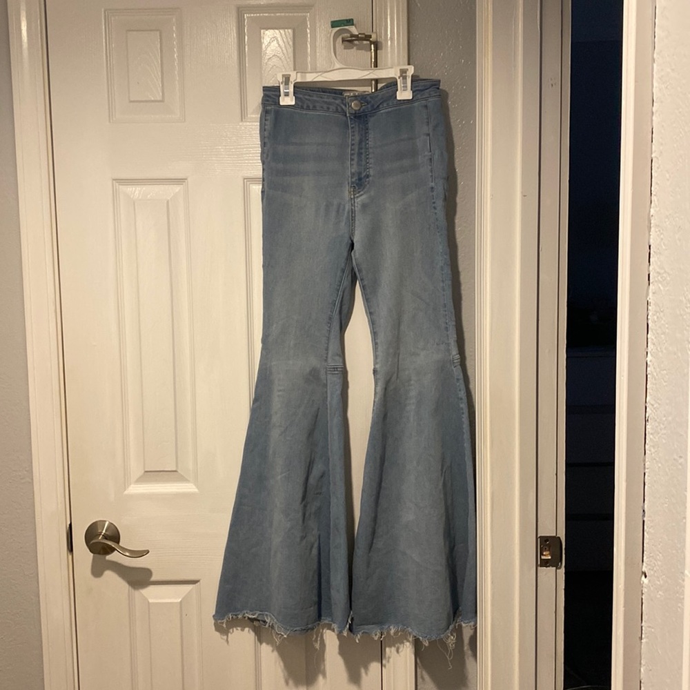 Free People Just Float On Flare Jeans